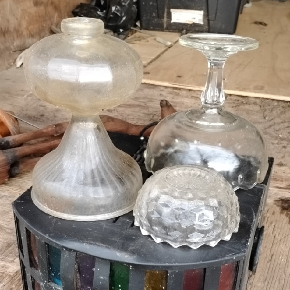 Elegant Glass Home Accent Set